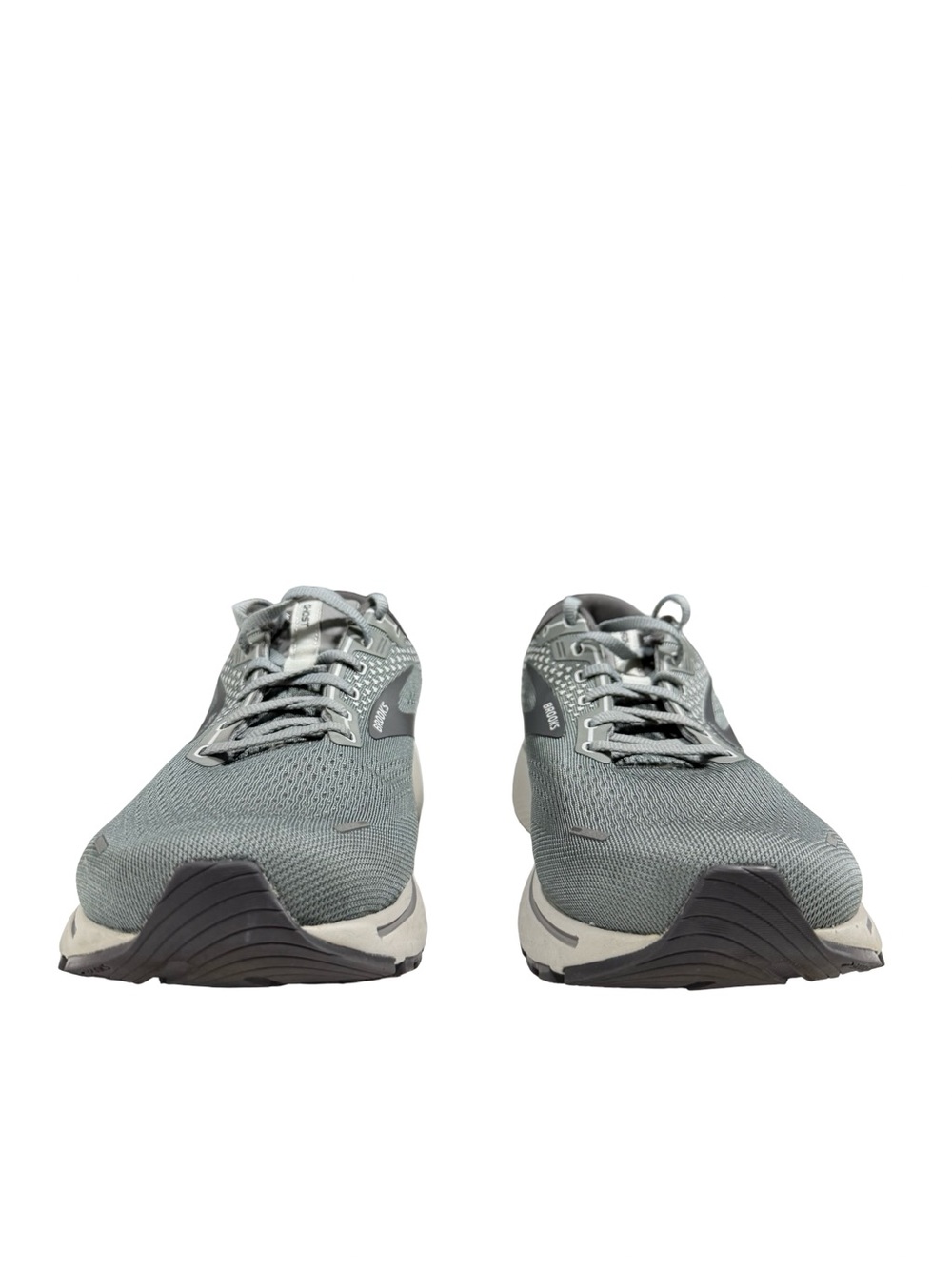 Brooks Ghost 14 1103691D067 Alloy Oyster Gray Running Shoes Mens Sz 11.5 2E Wide - Picture 2 of 12
